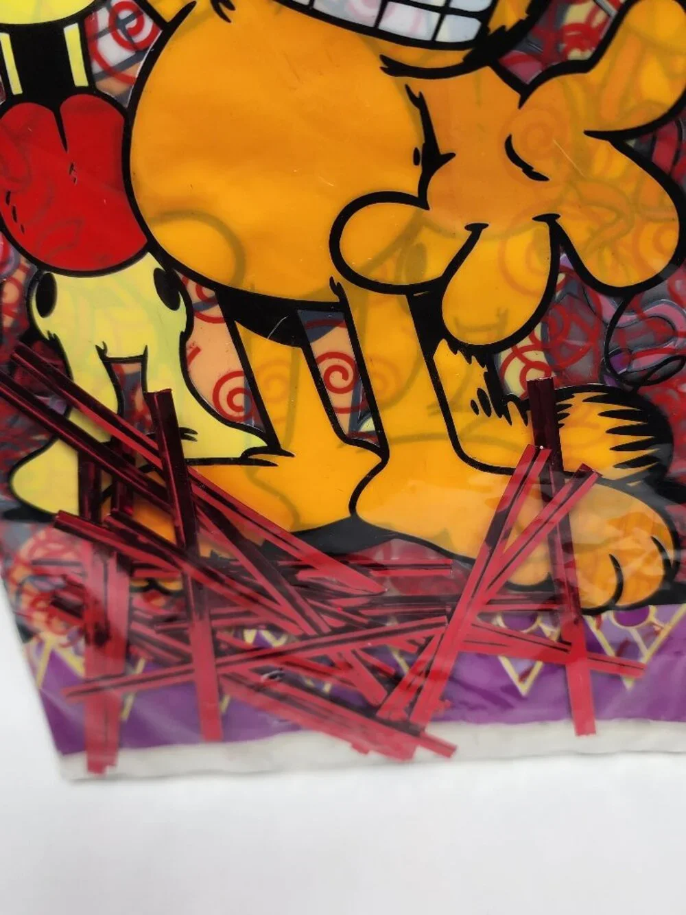 Vtg 90s Garfield Birthday or New Year's Party Supplies Treat Bags Lot of 2 Packs